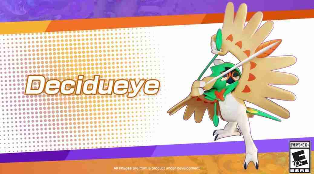 decidueye Pokemon Unite