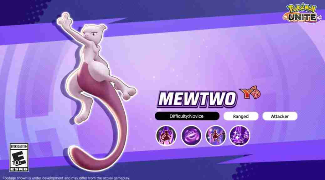 Pokemon UNITE brings Mewtwo and its Mega Evolutions