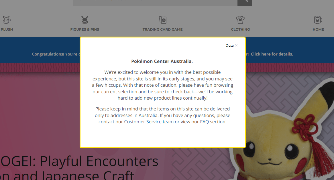Pokemon Center Australia