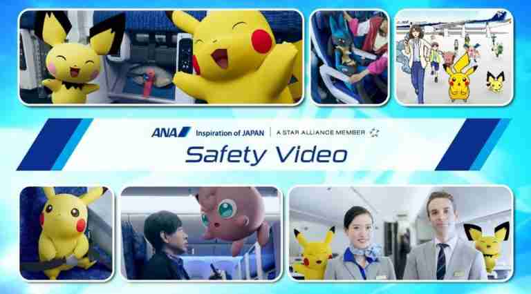 ANA Pokemon Aircraft Safety Video