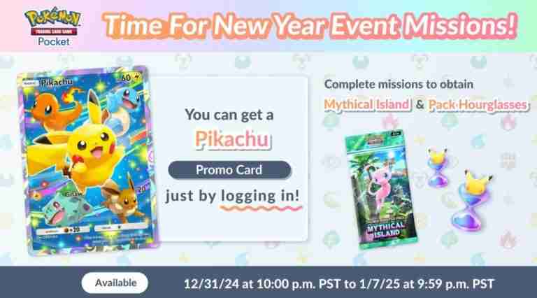 Pokemon TCG Pocket New Years Promo's