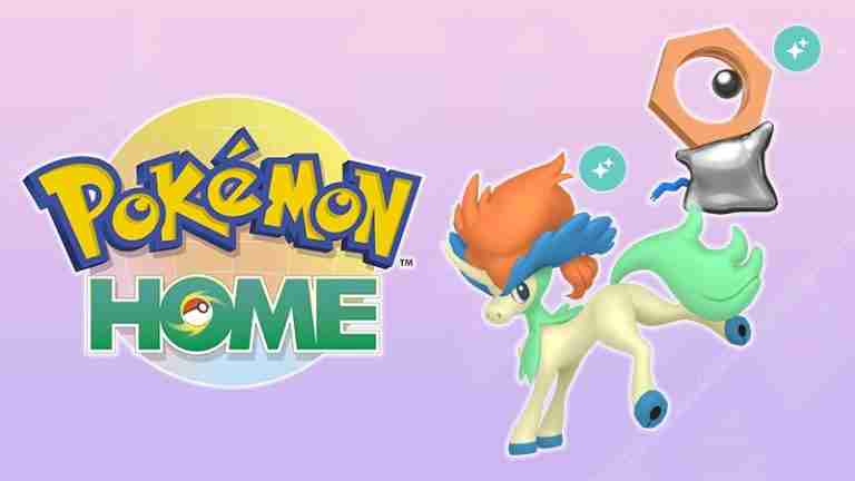 Pokemon Home Shiny Keldeo and Meltan