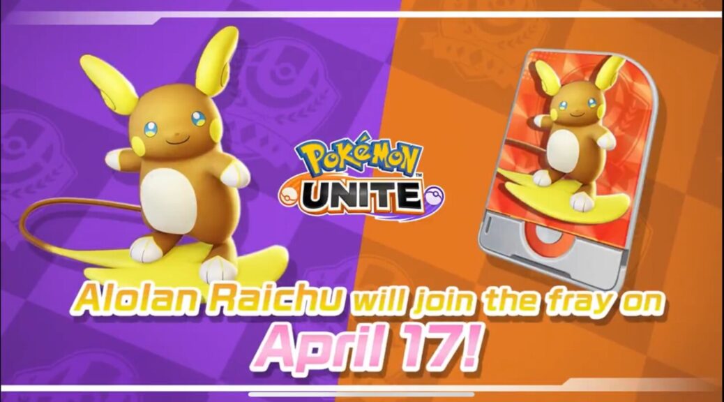 Alolan Raichu Coming to Pokémon Unite