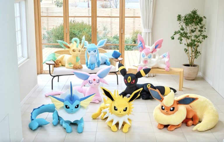 Lifesize Eeveelution Plushies
