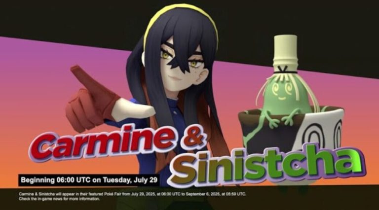 Carmine & Sinistcha Coming to Pokémon Masters